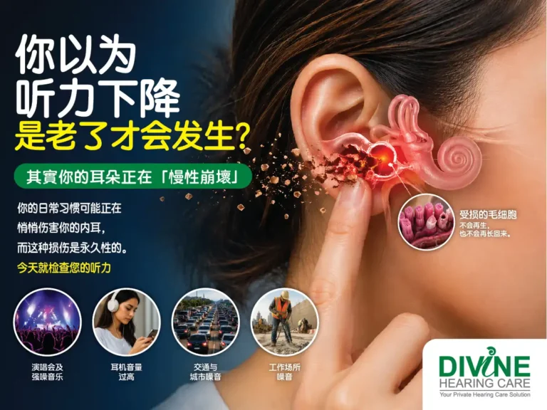 你以為聽力下降是老了才會發生？其實你的耳朵正在「慢性崩壞」